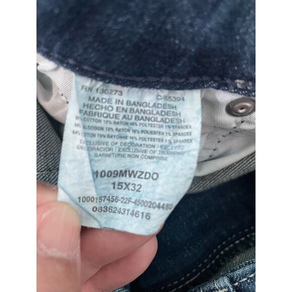 WRANGLER Women's BootCut Jeans Blue Dark Wash Size 15 x 32 Western - Picture 6 of 7